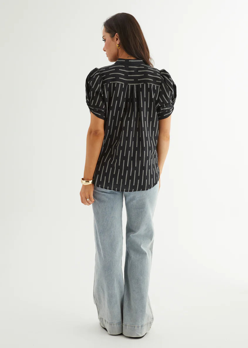 Becca Blouse - Liquorice