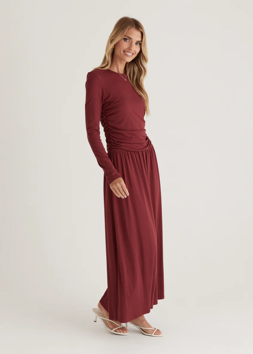 Siobhan Maxi Dress - Wine