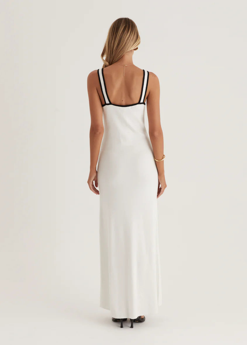 Praia Knit Maxi Dress - Off White