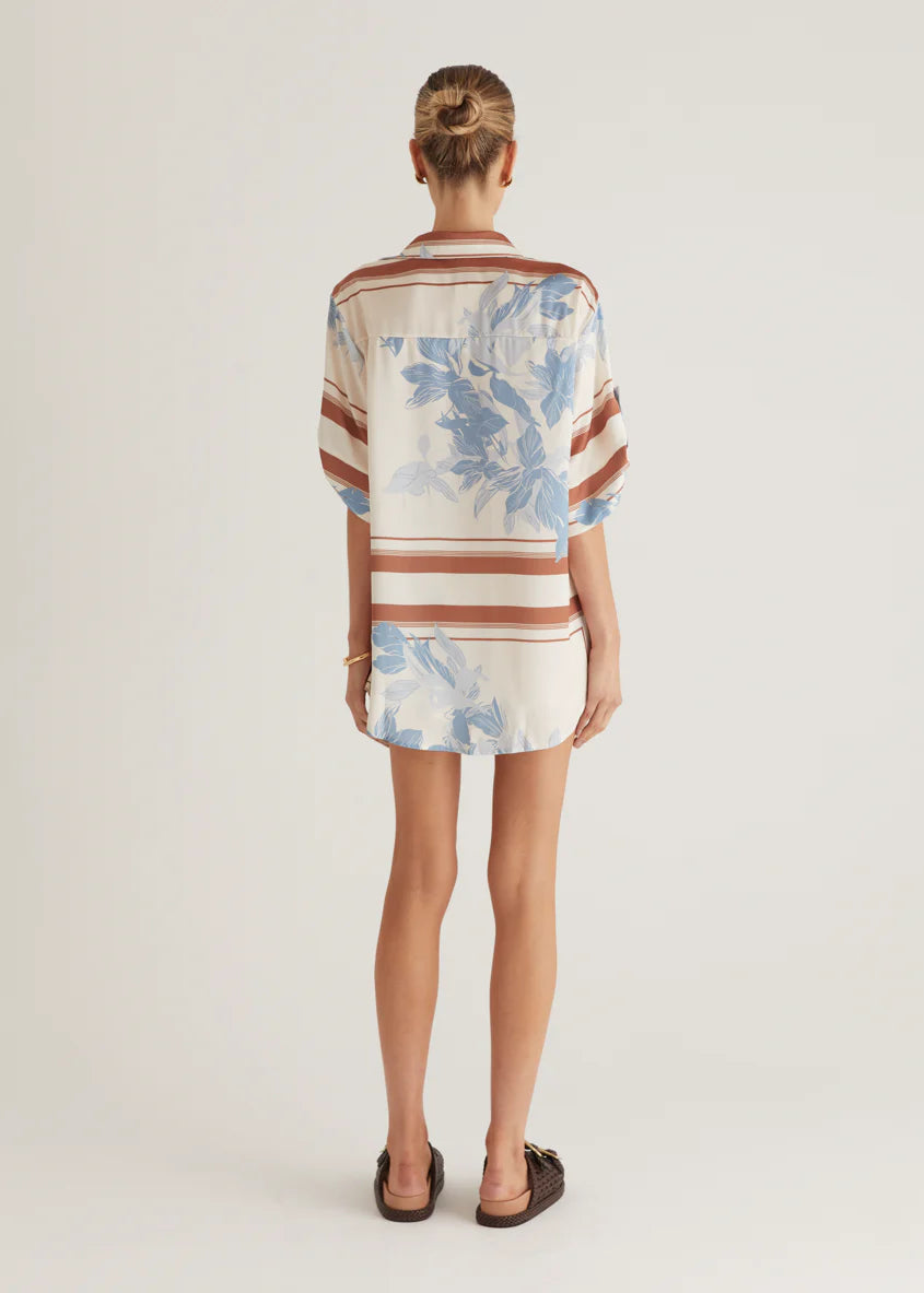 Kaycie Shorts - Blue Flowers