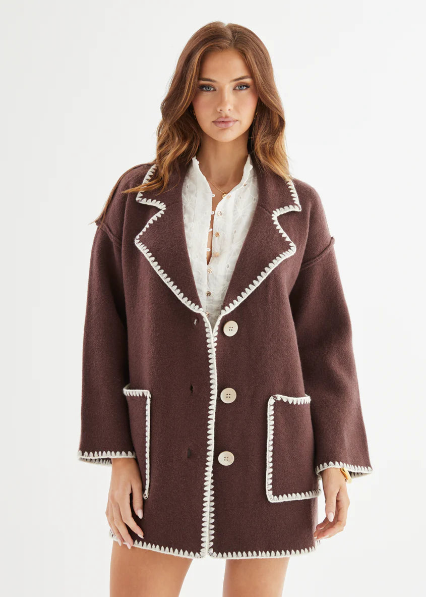 Harlo Cardigan - Espresso