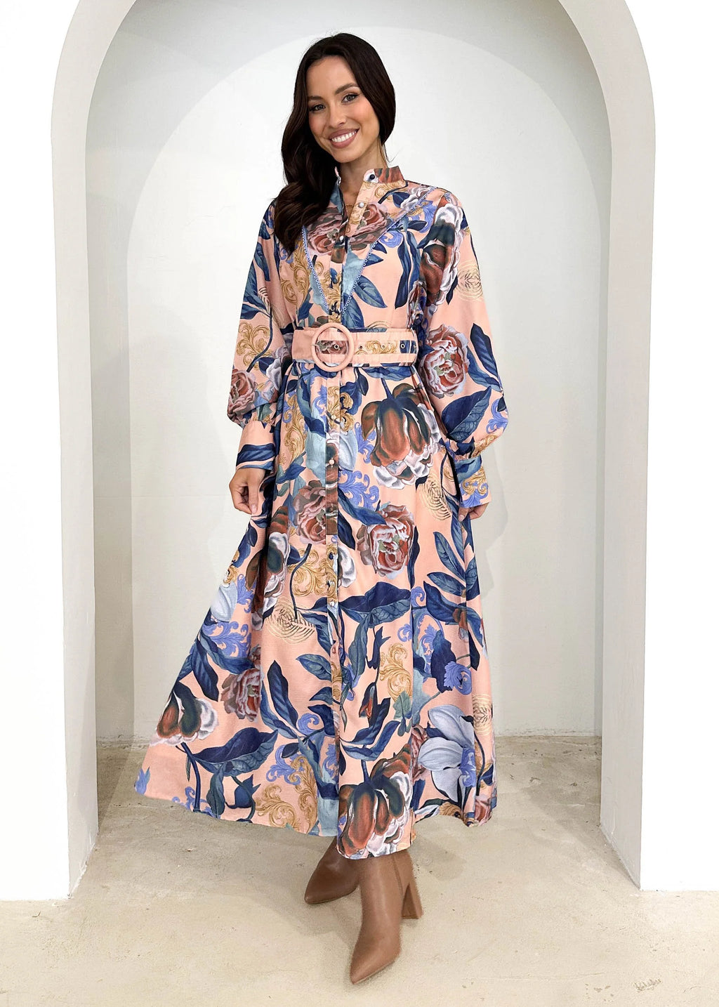 Vanner Maxi Dress - Roza