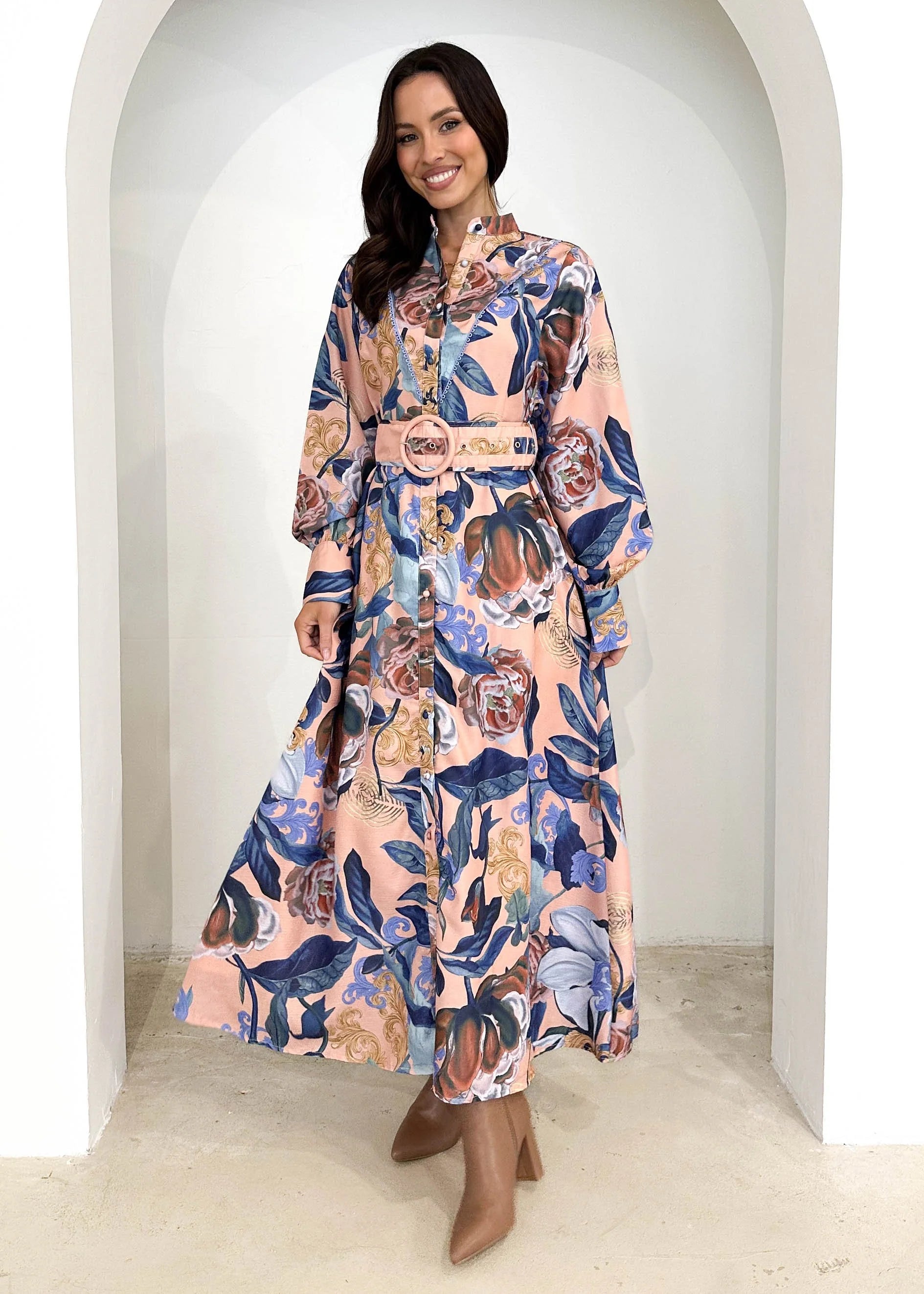 Vanner Maxi Dress - Roza