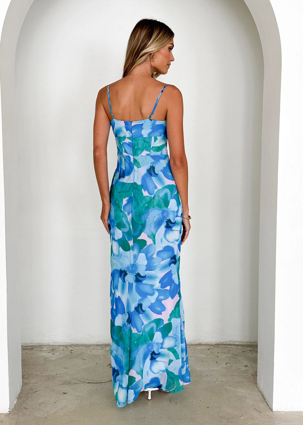 Braxton Maxi Dress - Blue Blooms
