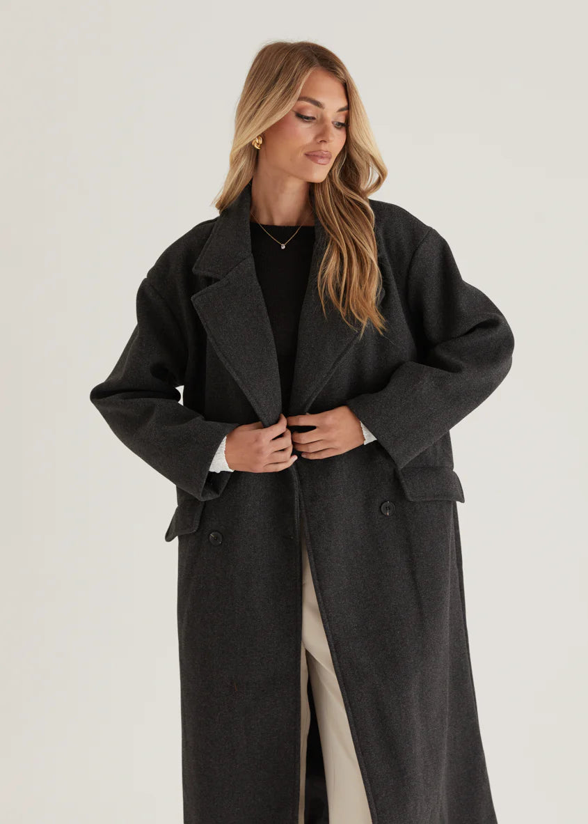 Mayfield Coat - Charcoal