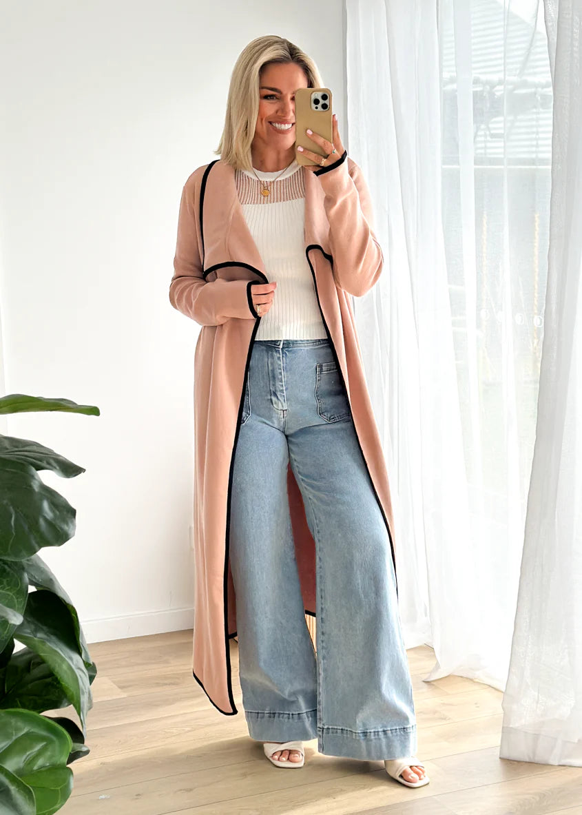 Portland Knit Coat - Camel