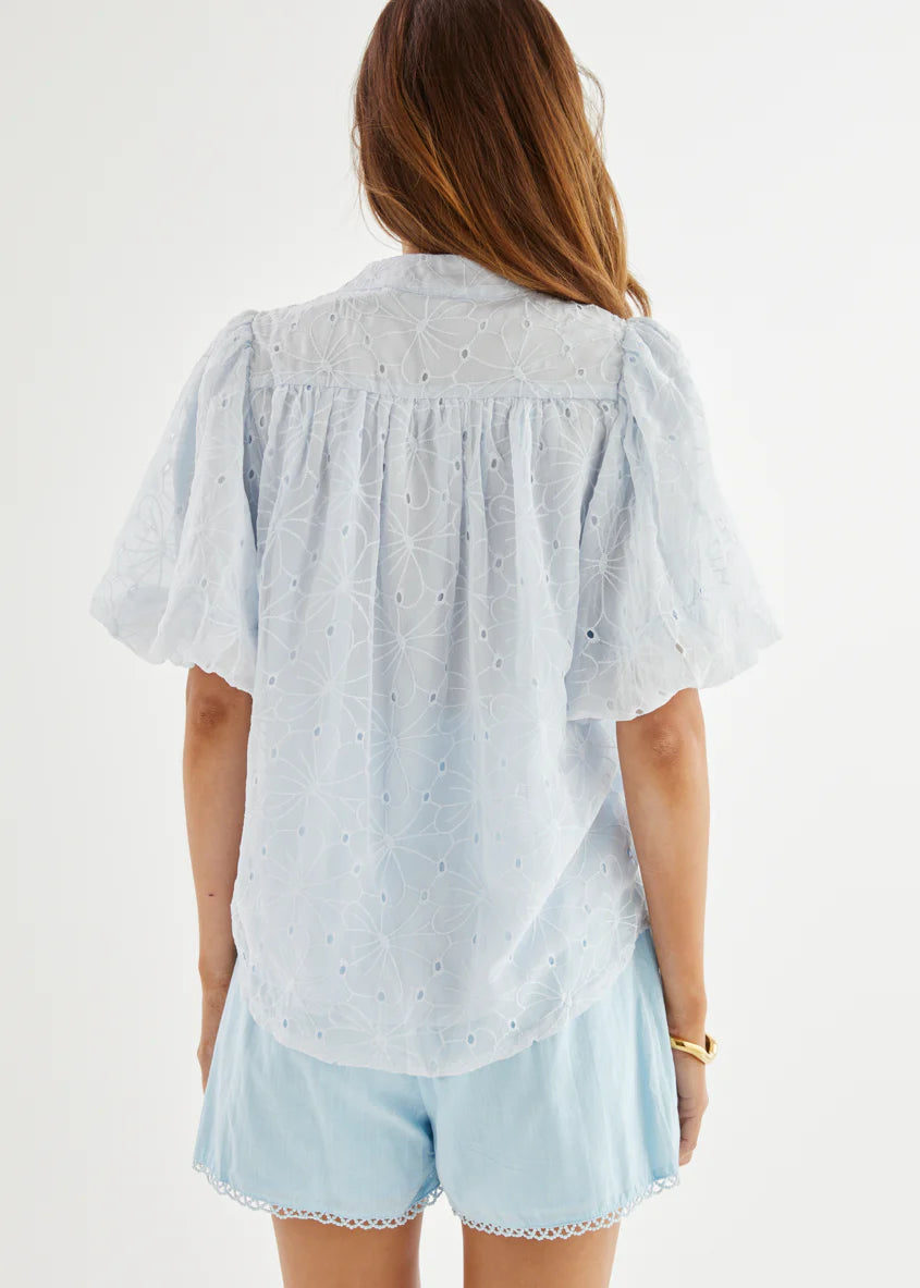 Middleton Blouse - Baby Blue