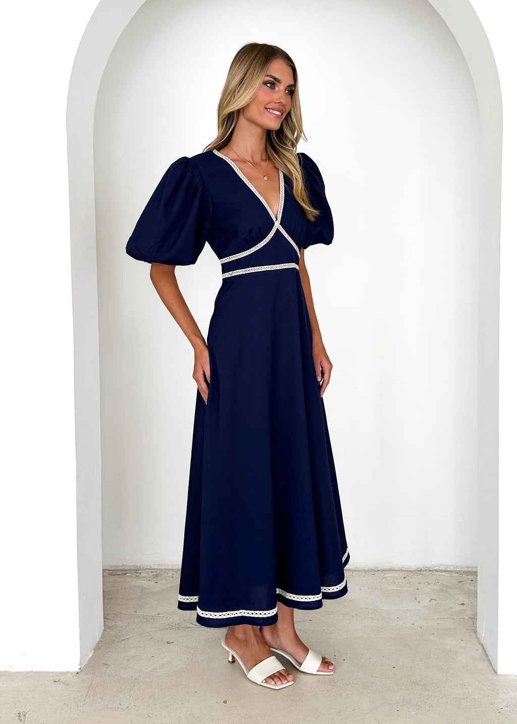 Ellodie Maxi Dress - Navy