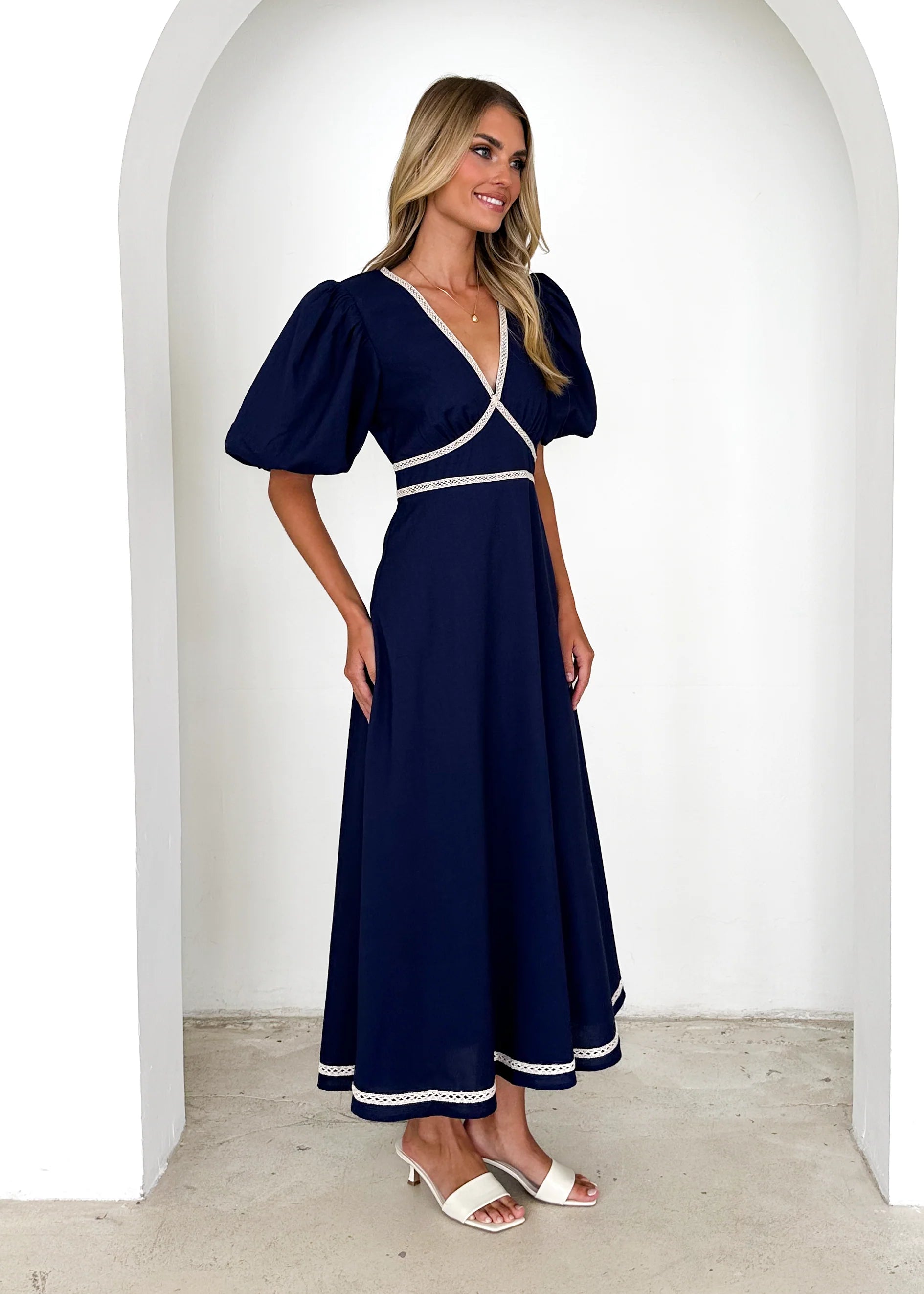 Ellodie Maxi Dress - Navy