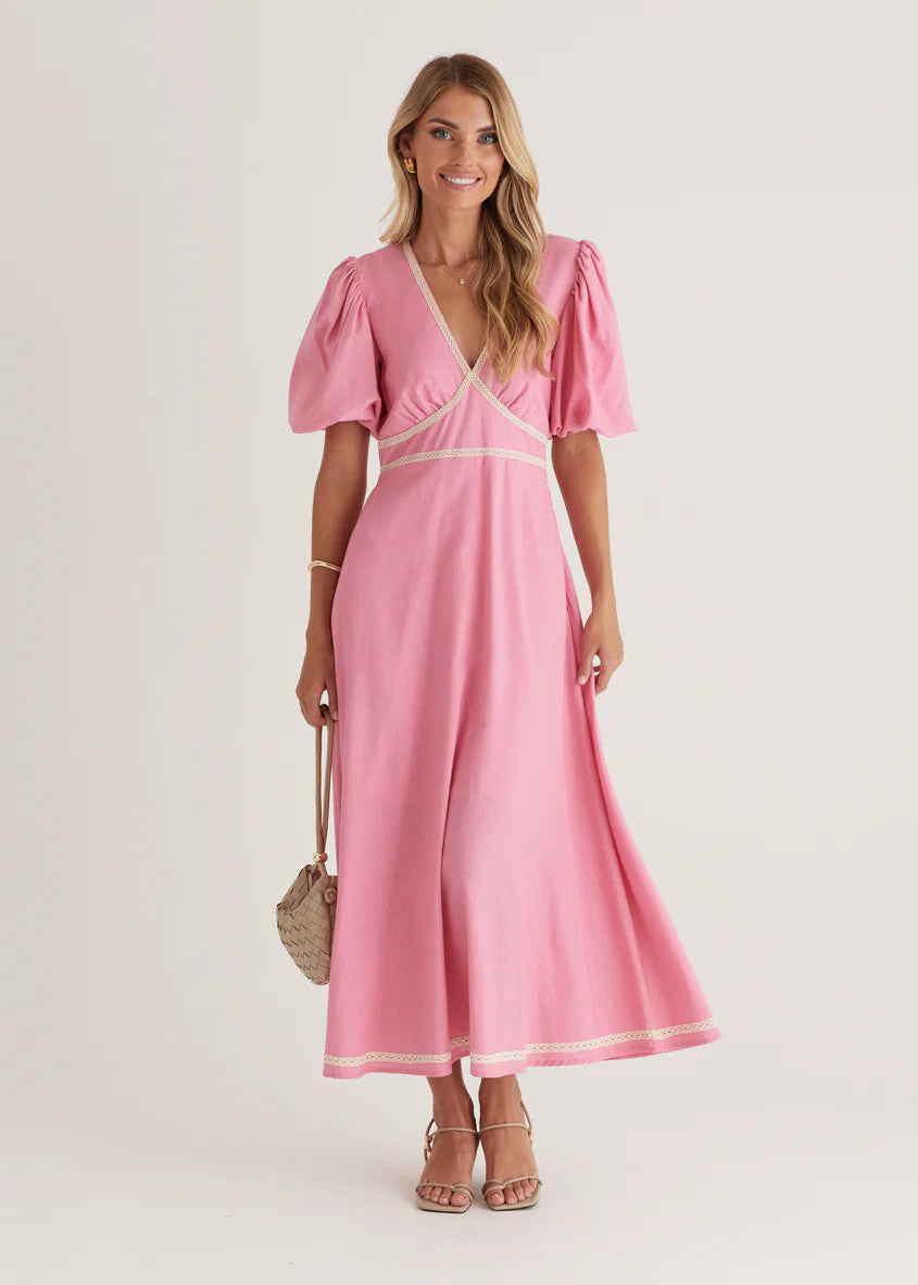 Ellodie Maxi Dress - Pink