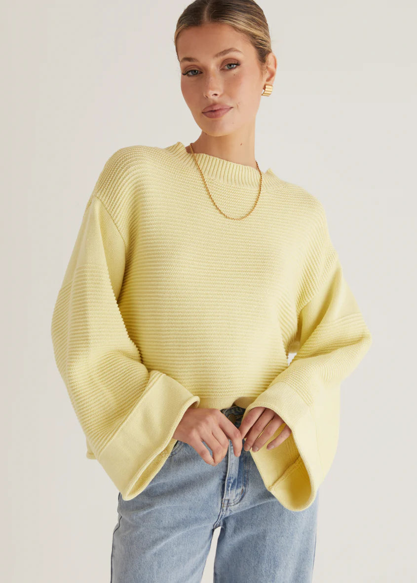 Marsielle Sweater - Lemon