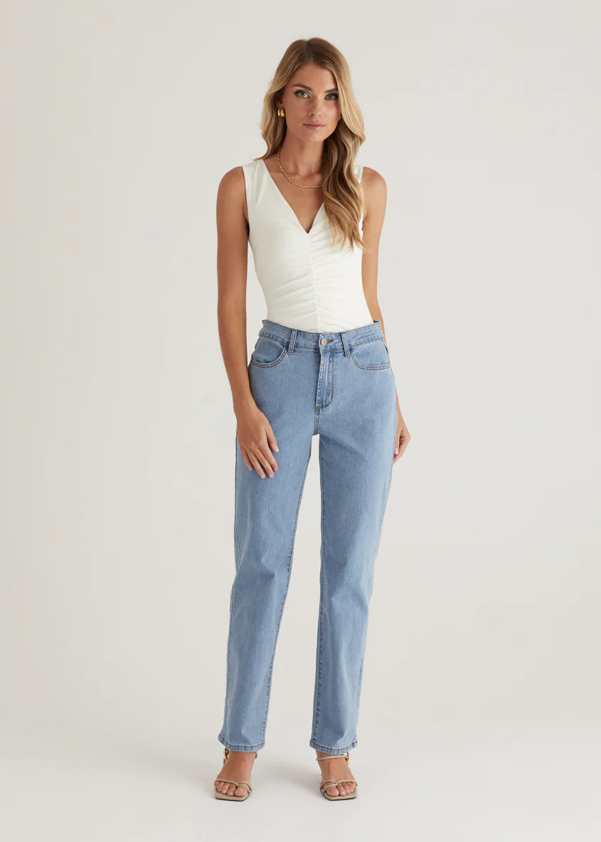 Isobel Stretch Jeans - Light Blue