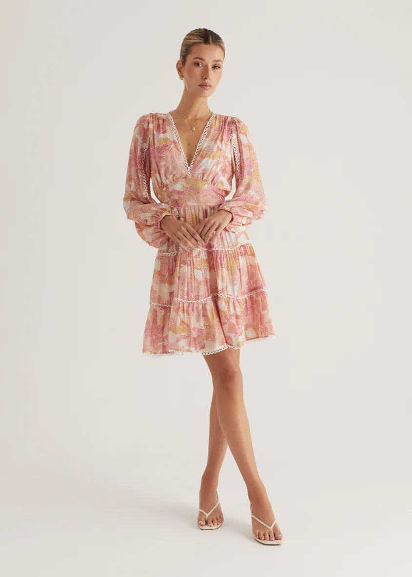 Palomar Dress - Blush Floral