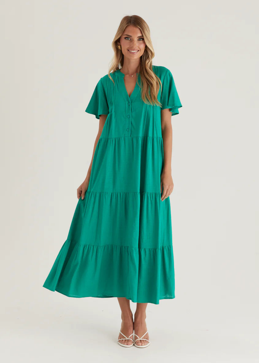 Niaomi Maxi Dress - Green