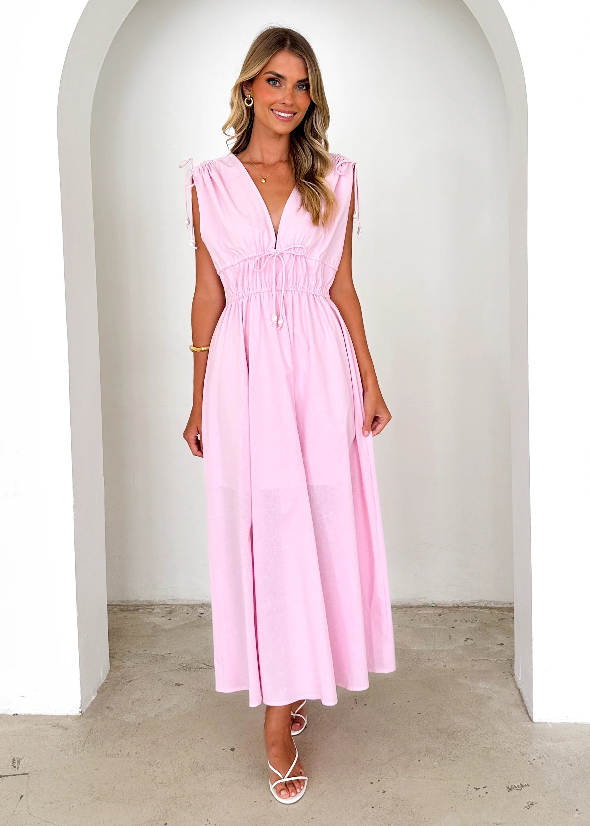 Genovia Maxi Dress - Pink