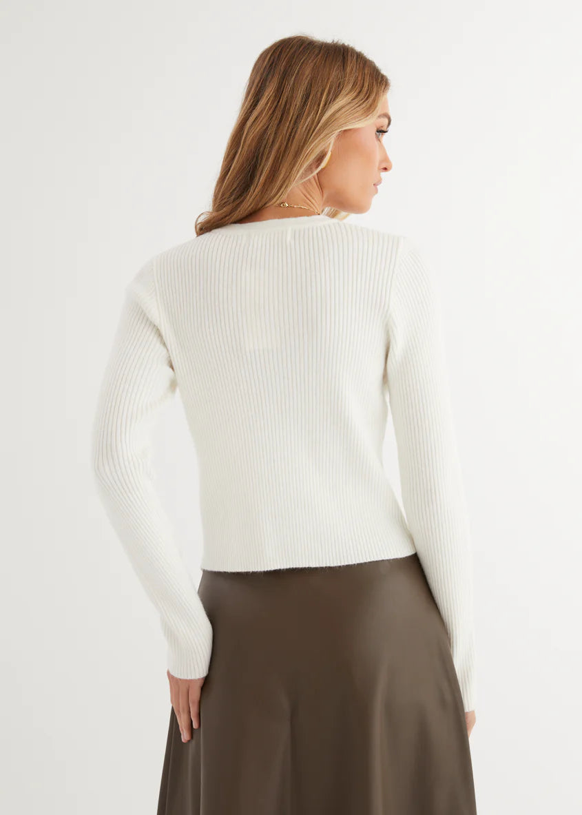 Sparrow Knit Top - Off White