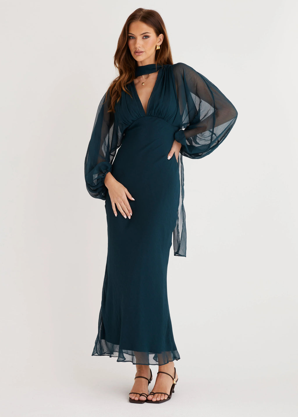 Rosabella Maxi Dress - Teal