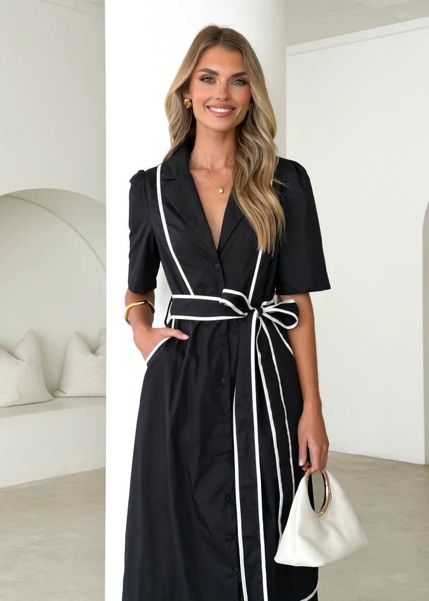 Stella Maxi Dress - Black