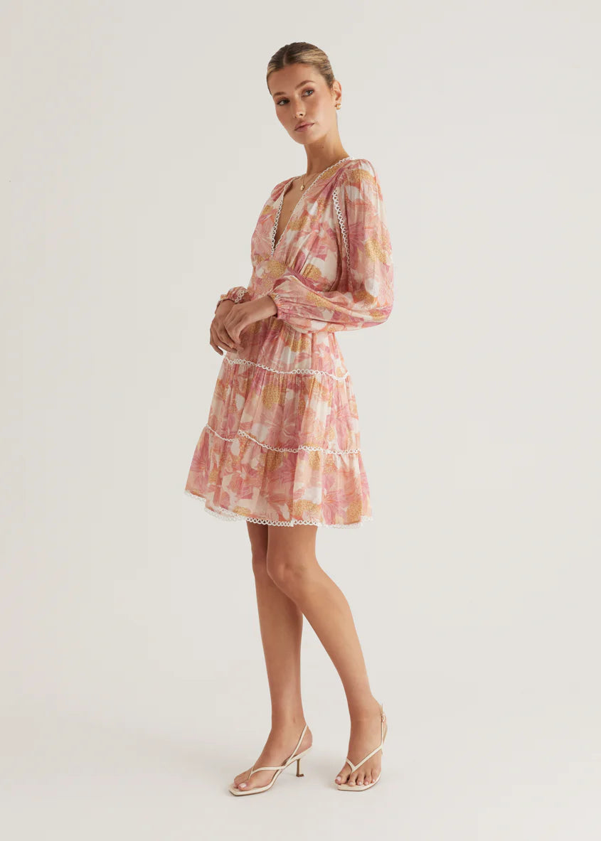 Palomar Dress - Blush Floral