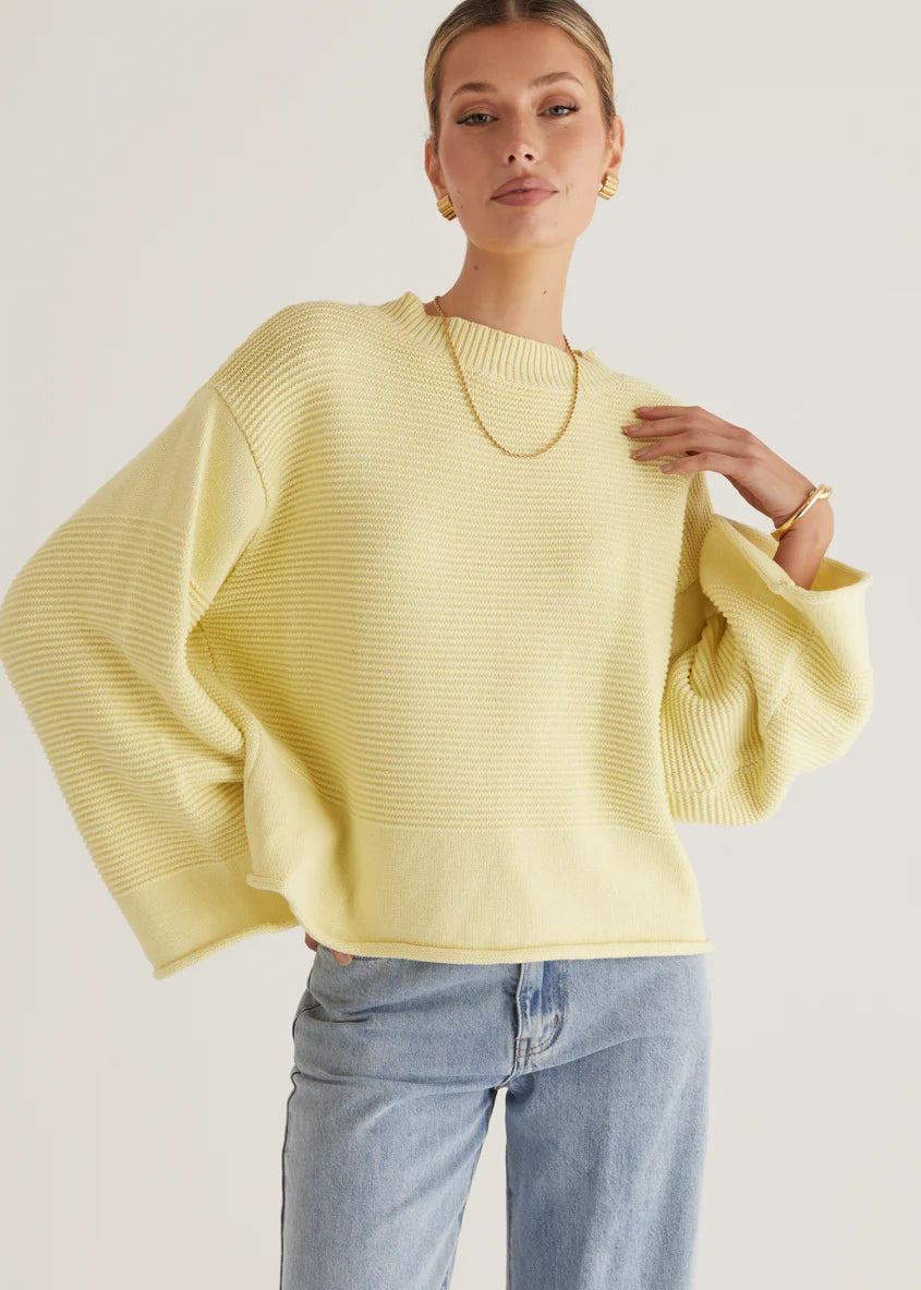 Marsielle Sweater - Lemon