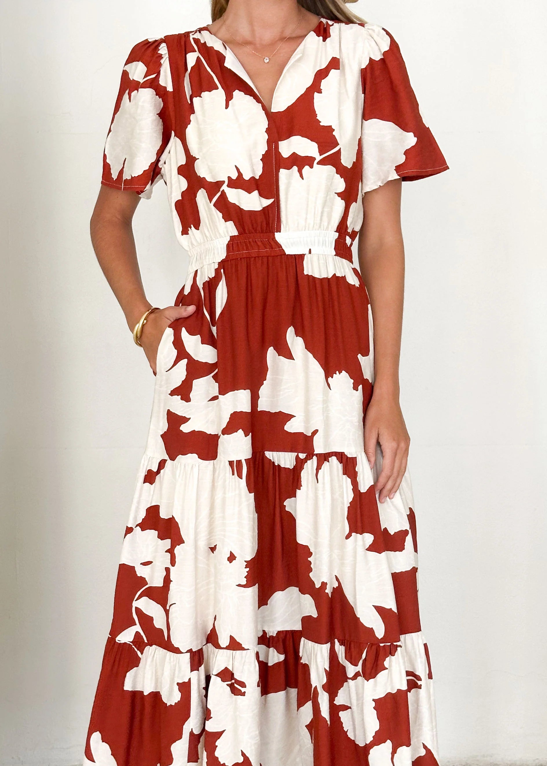 Katherine Maxi Dress - Auburn Floral