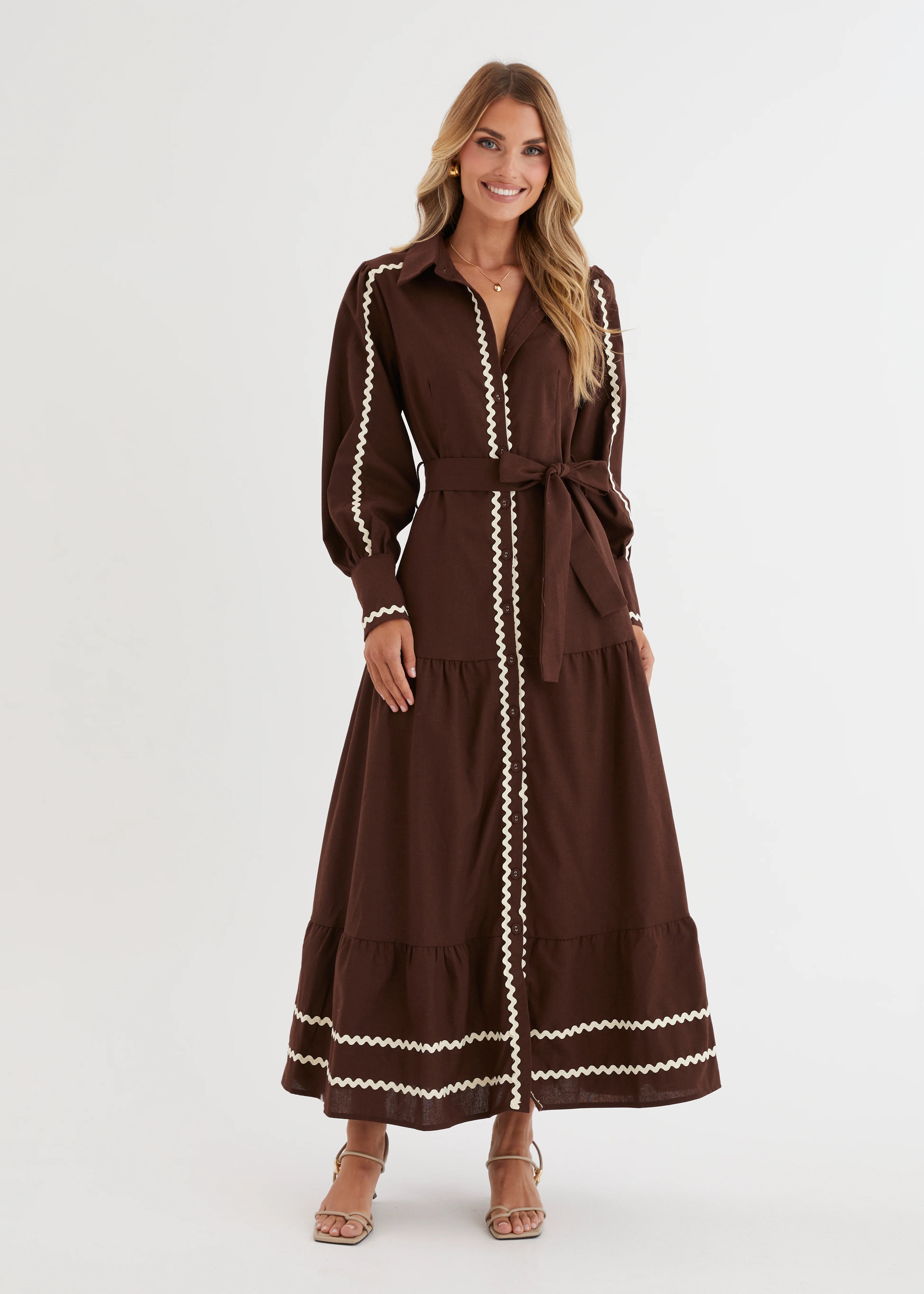 Jordana Maxi Dress - Espresso