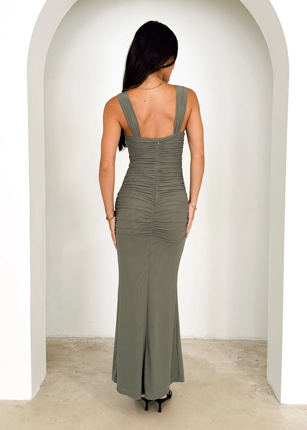 Katro Maxi Dress - Olive