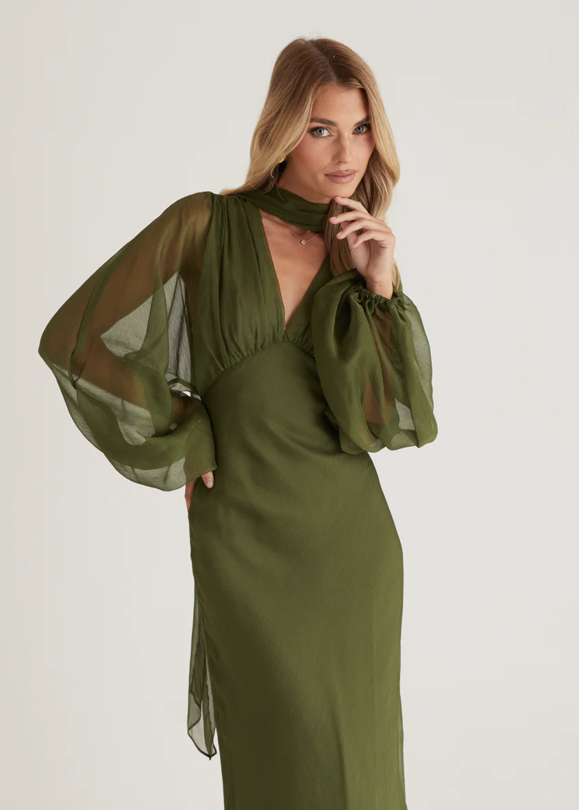Rosabella Maxi Dress - Olive