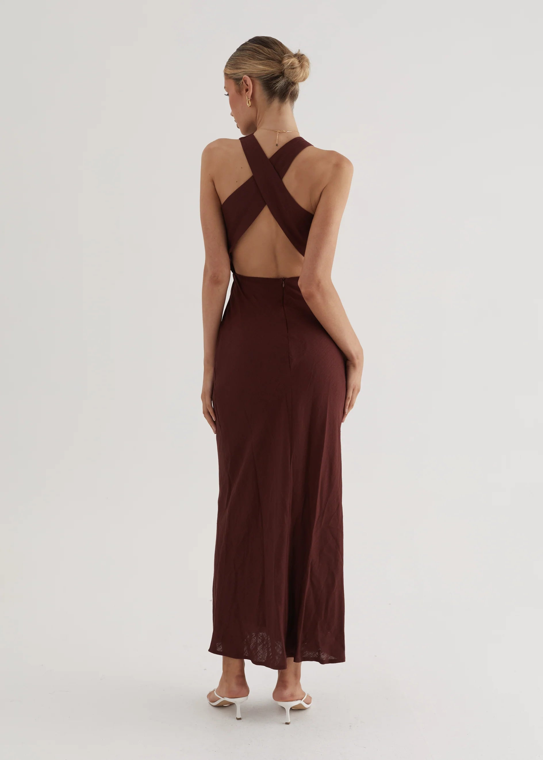 Renata Maxi Dress - Wine