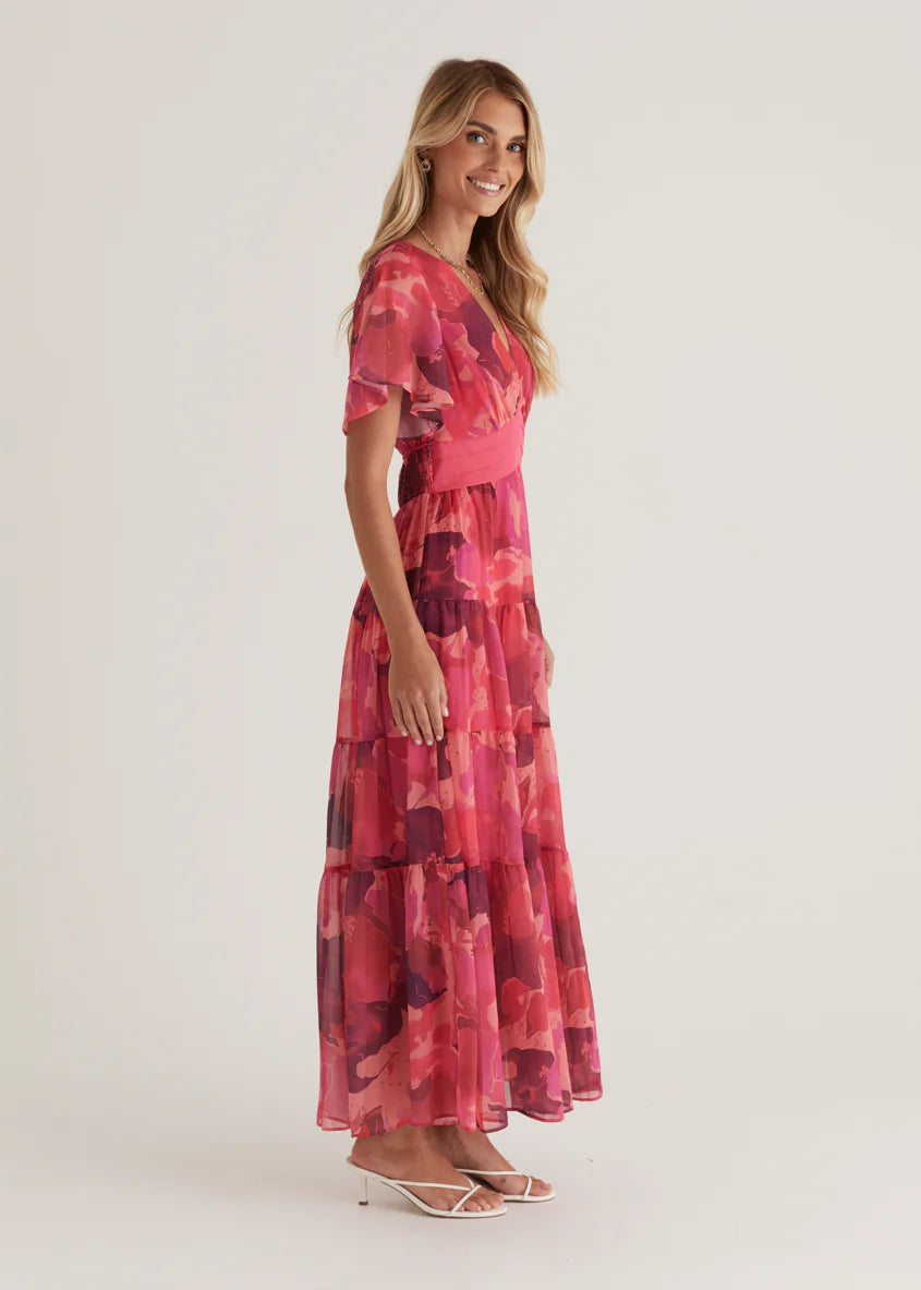 Gracelands Maxi Dress - Magenta Rush