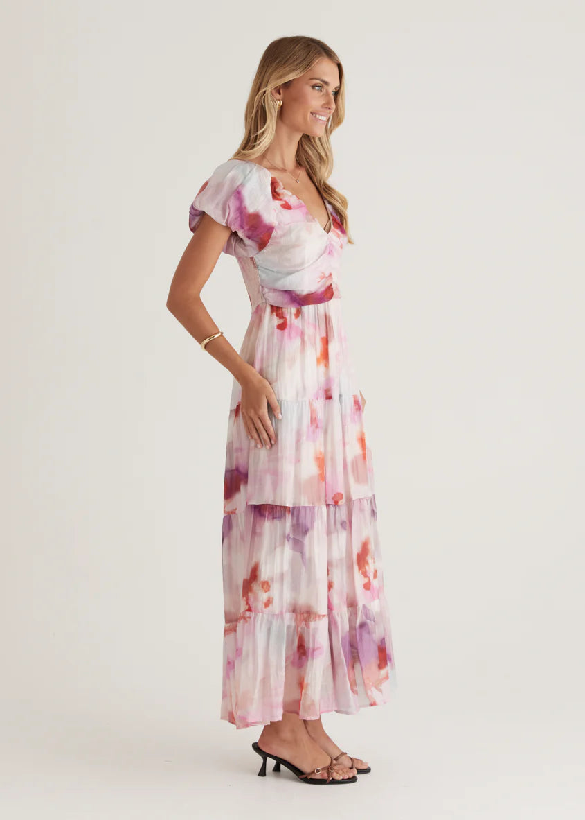 Sahnee Maxi Dress - Pink Haze