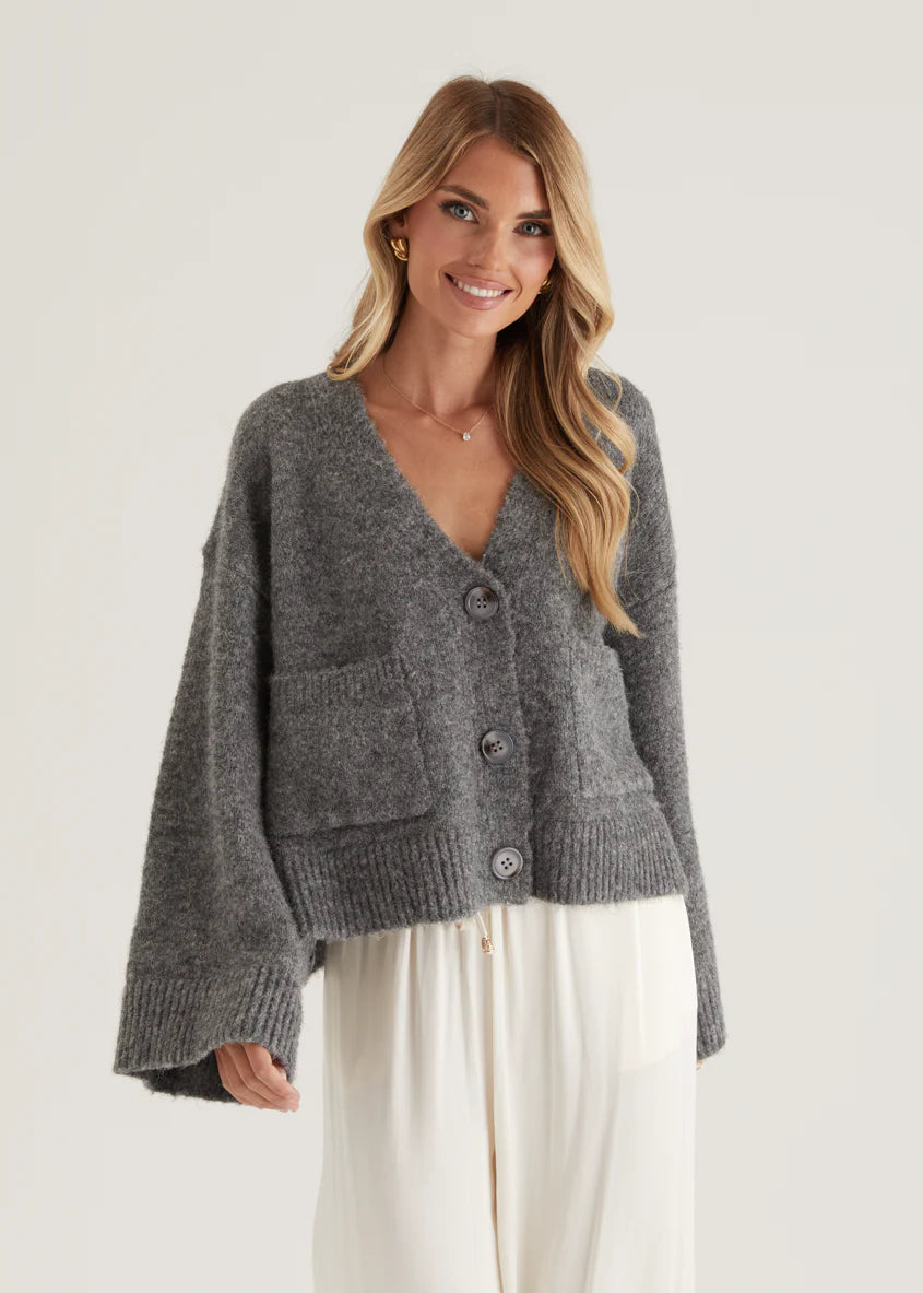 Reyna Sweater - Charcoal