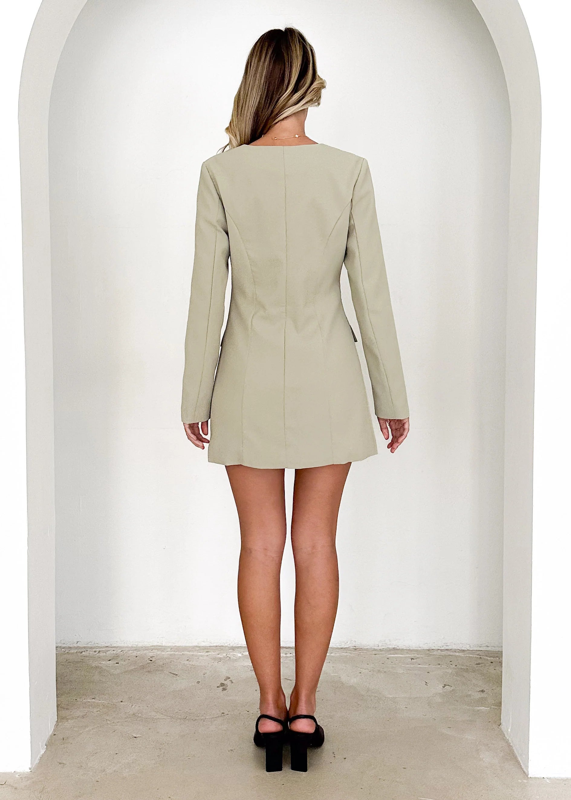 Lotrea Blazer Dress - Sage