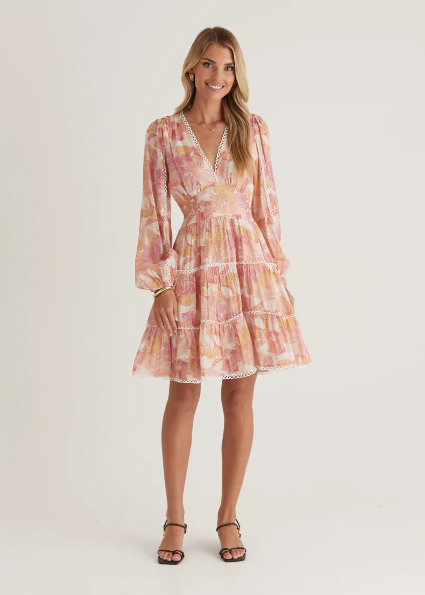 Palomar Dress - Blush Floral