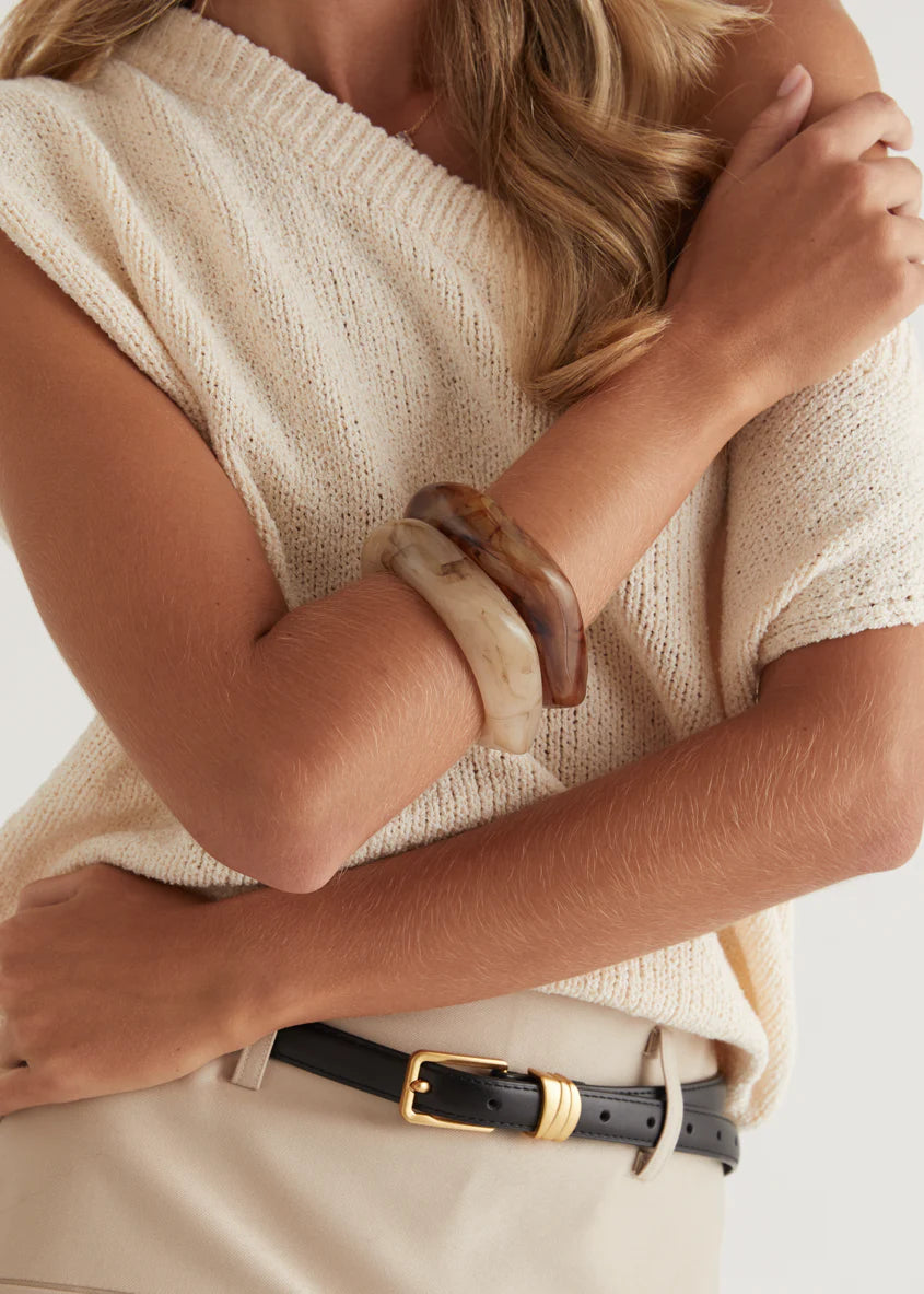 Matisse Bangle - Caramel