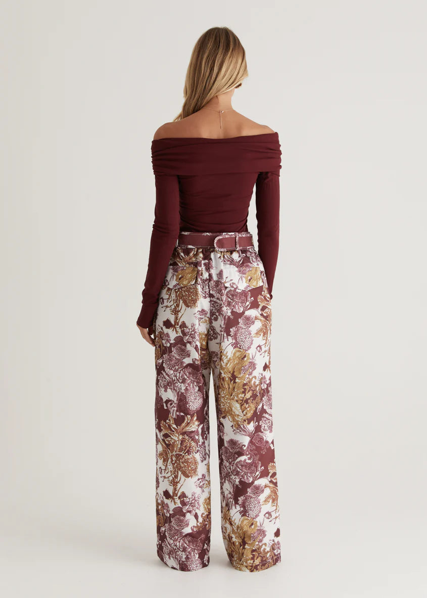 Tethroe Pants - Merlot Chateau