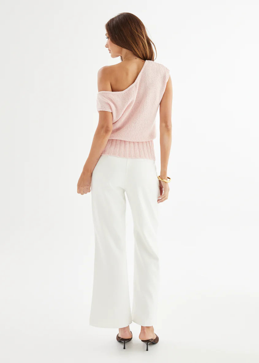 Milana Drop Shoulder Top - Pink