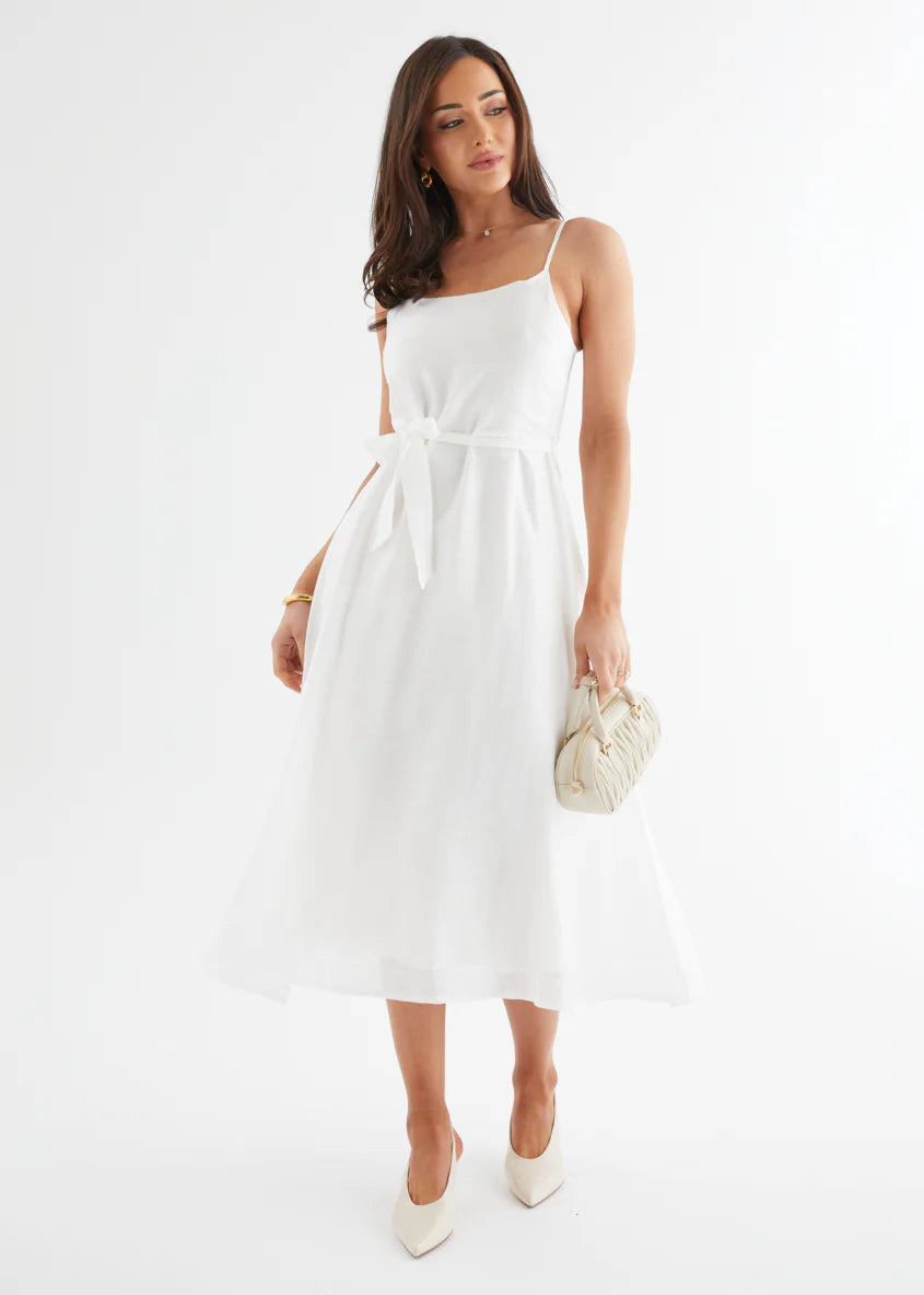 Andrea Midi Dress - Off White