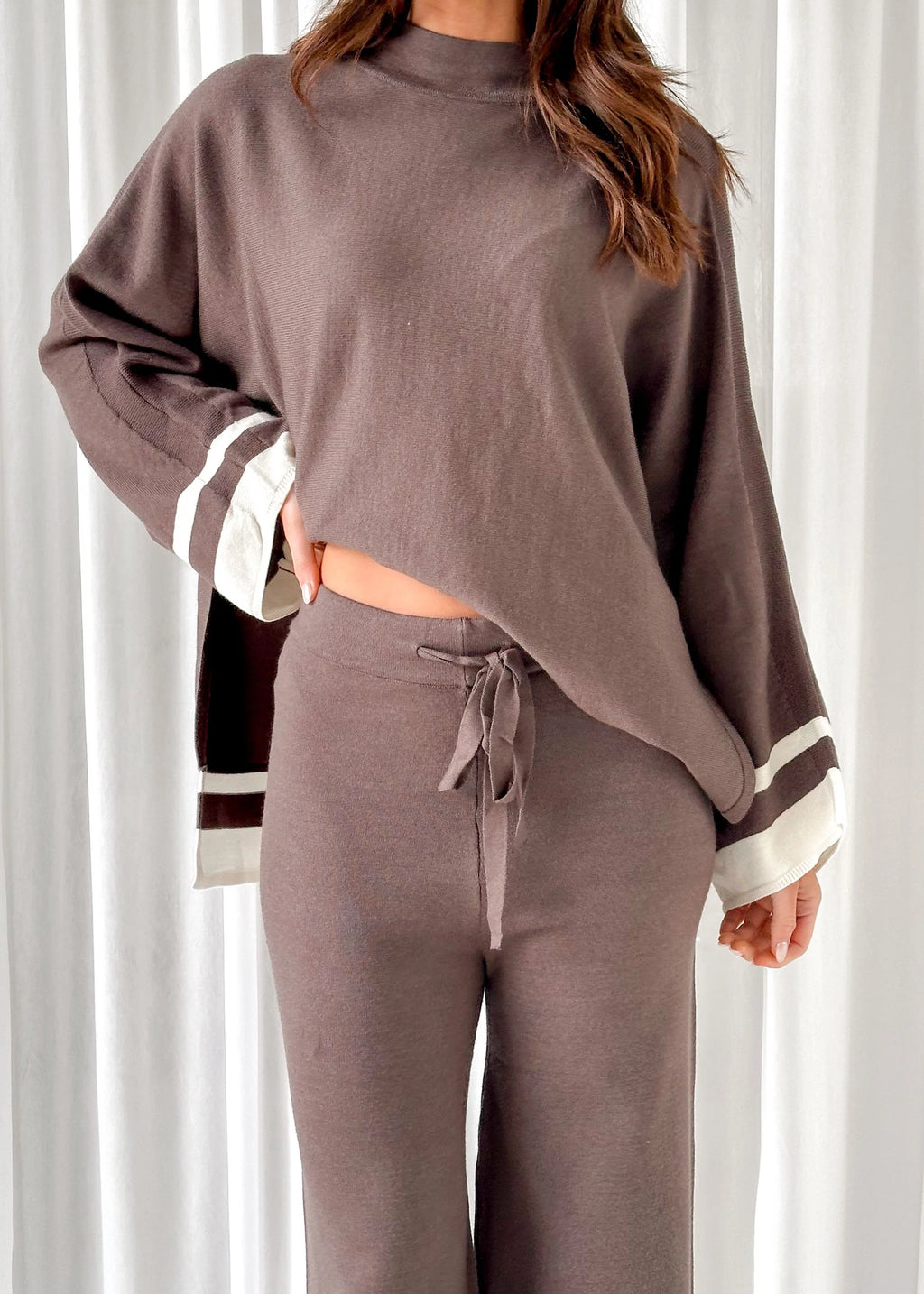 Jenner Knit Pants - Charcoal