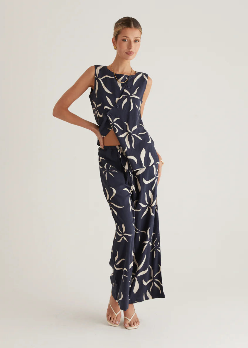 Hunter Pants - Navy Ayana