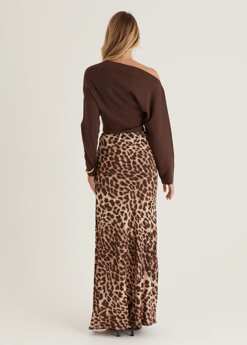 Savanna Maxi Skirt - Leopard
