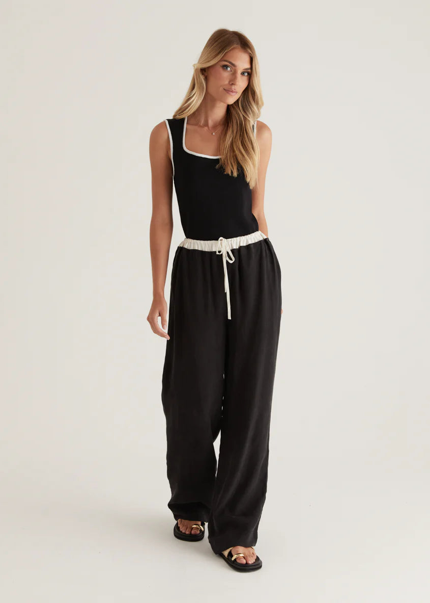 Alexis Cupro Pants - Black