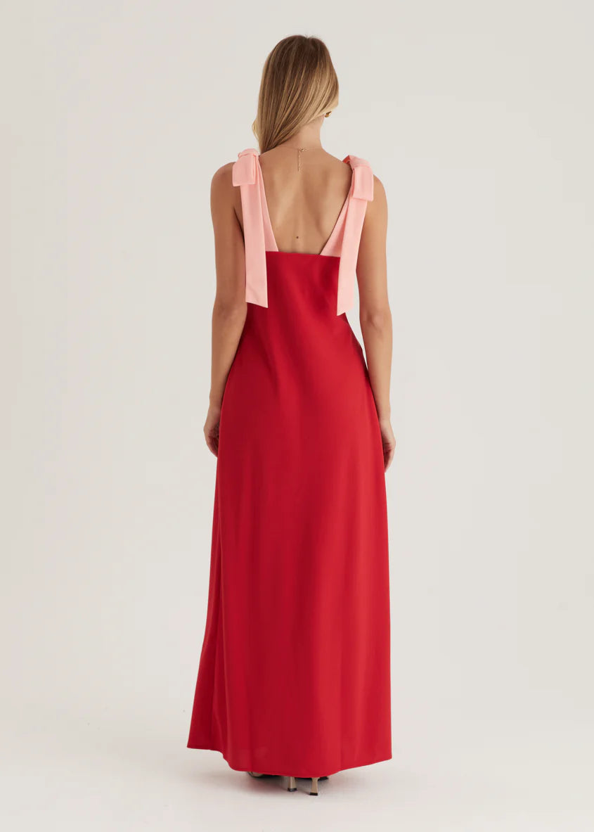Formation Maxi Dress - Cherry Splice