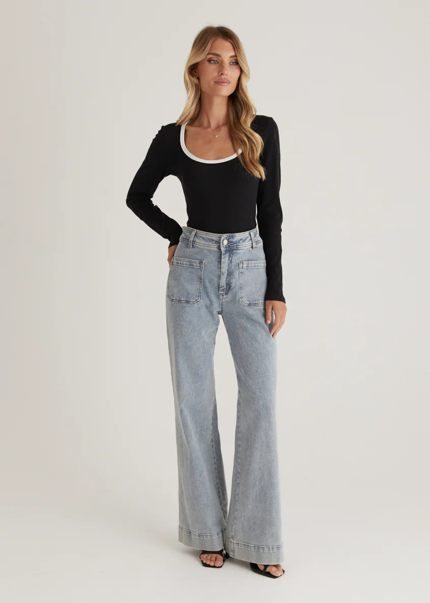 Kosey Knit Top - Black