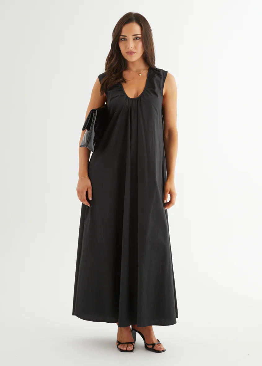 Casandra Maxi Dress - Black