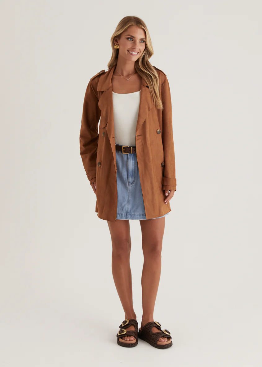 Lexington Suede Jacket - Tan