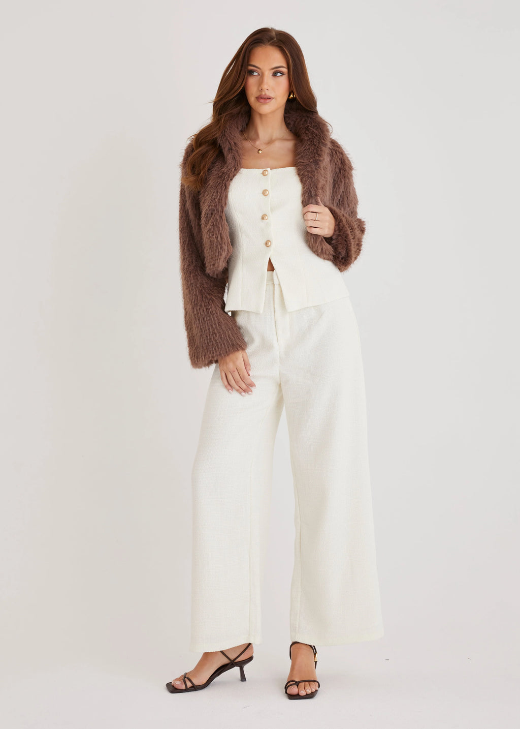 Lush Cropped Jacket - Mocha
