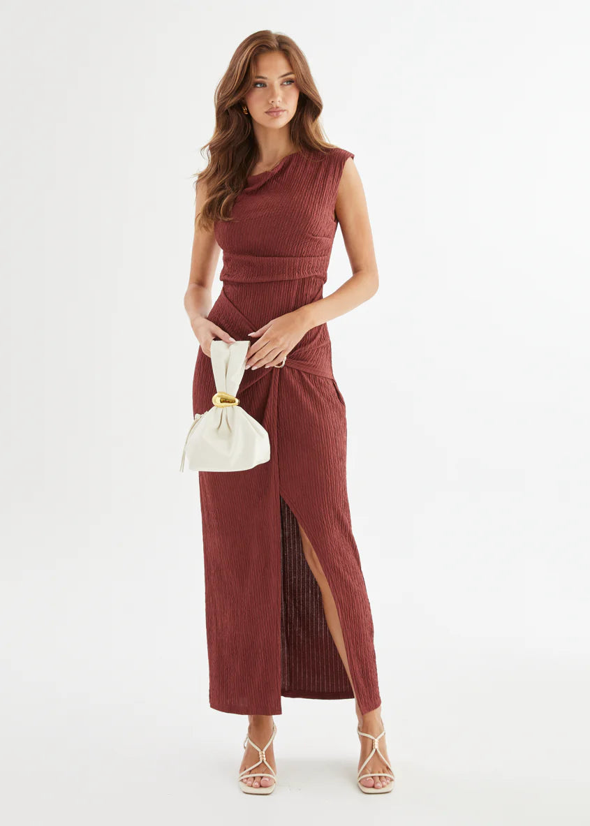 Toronto Maxi Dress - Chestnut
