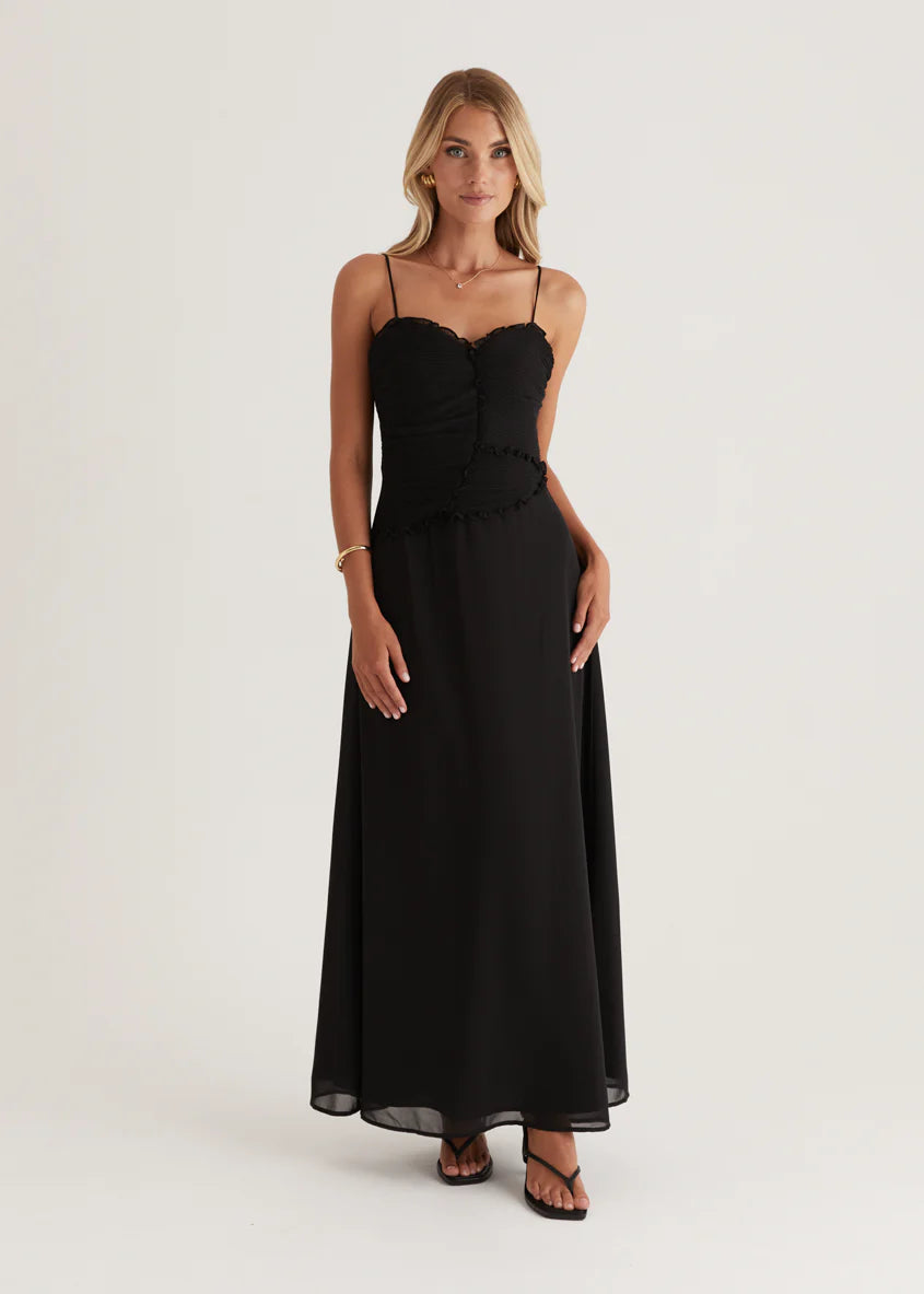 Kimmy Maxi Dress - Black