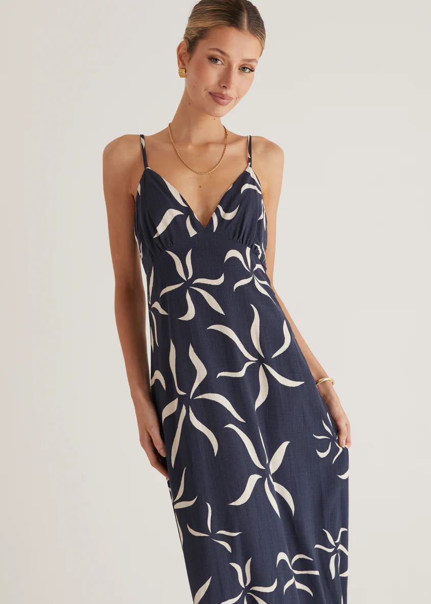 Cavalier Maxi Dress - Navy Ayana